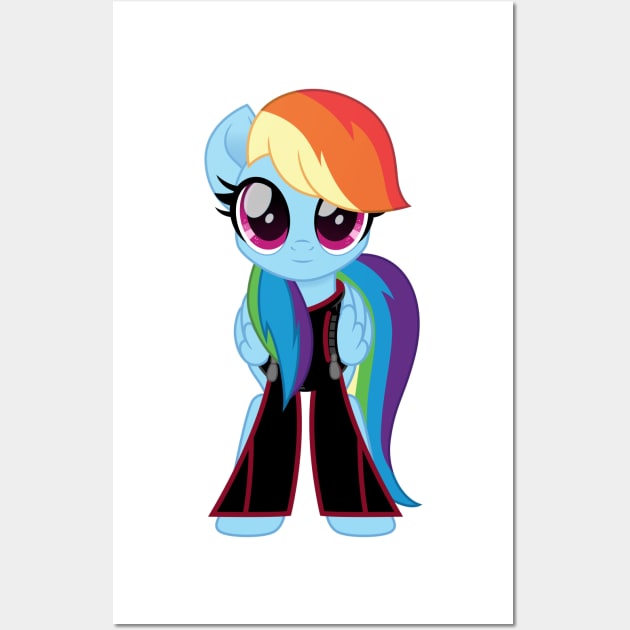 Bad Blood Rainbow Dash Wall Art by CloudyGlow